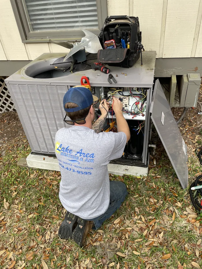 Lake Area Heating & Air technician arriving at a Keystone Heights home